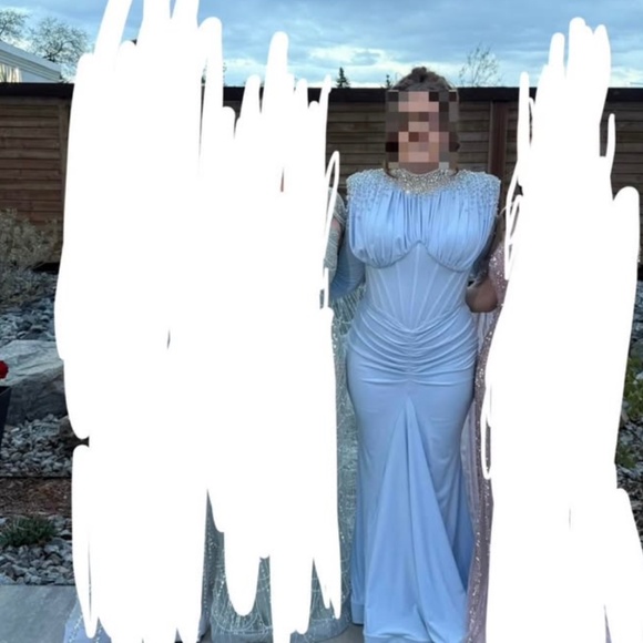 Vlora&Kaltrina corset blue dress - Picture 1 of 2